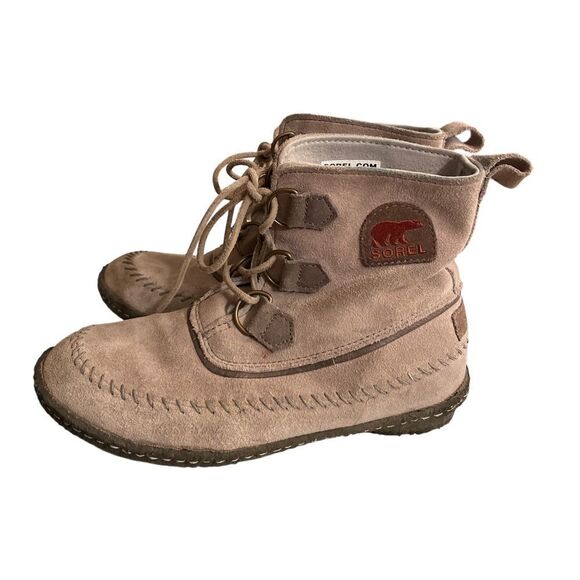 Sorel Boots Cream Women’s Size 6 - Picture 4 of 6